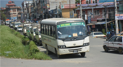 काठमाडौंको  रिङरोडमा ५१८ सवारी ‘होल्ड’ , आफैंले बढाएको भाडा लागू गर्न माग !