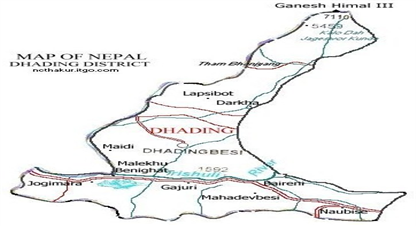 धादिङको रुवी भ्यालीमा बाटो बनाउँदा डोजर पुरियो, ३ जना बेपत्ता